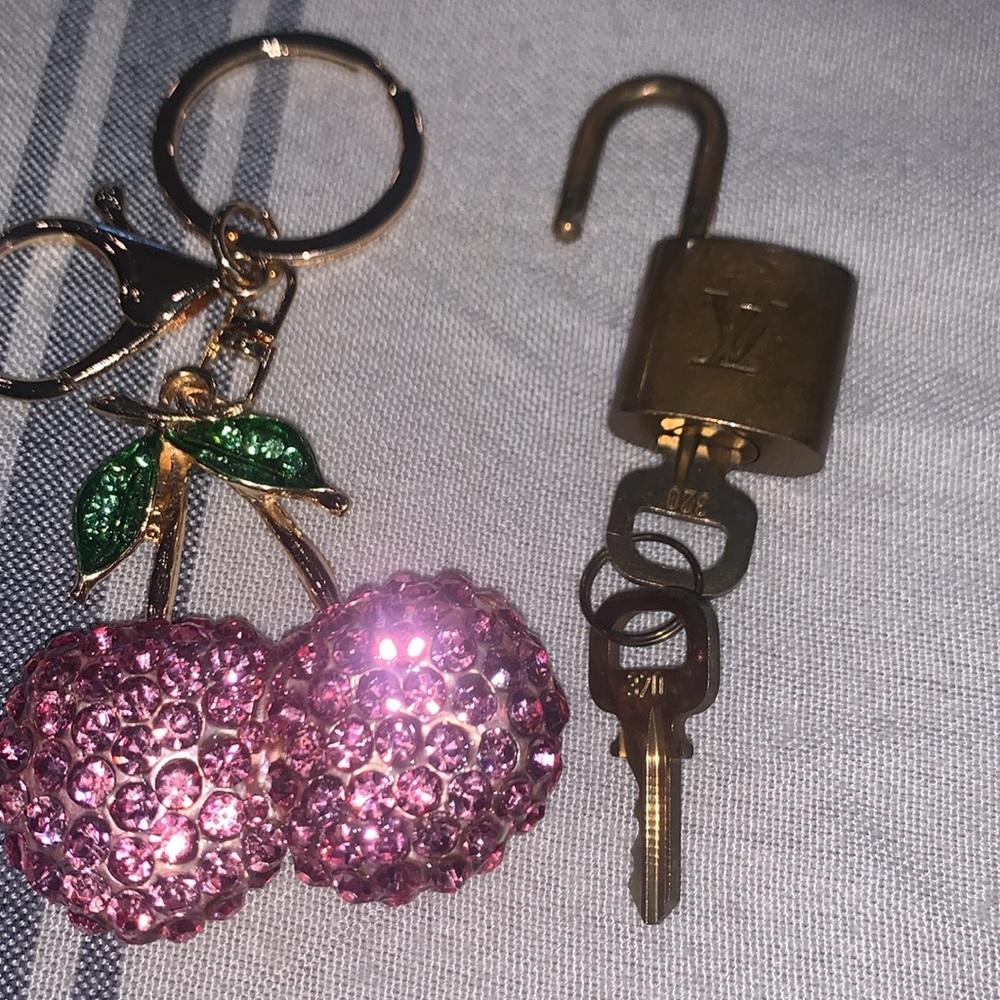 Louis Vuitton Lock And Key Plus Unbranded Cherry … - image 3